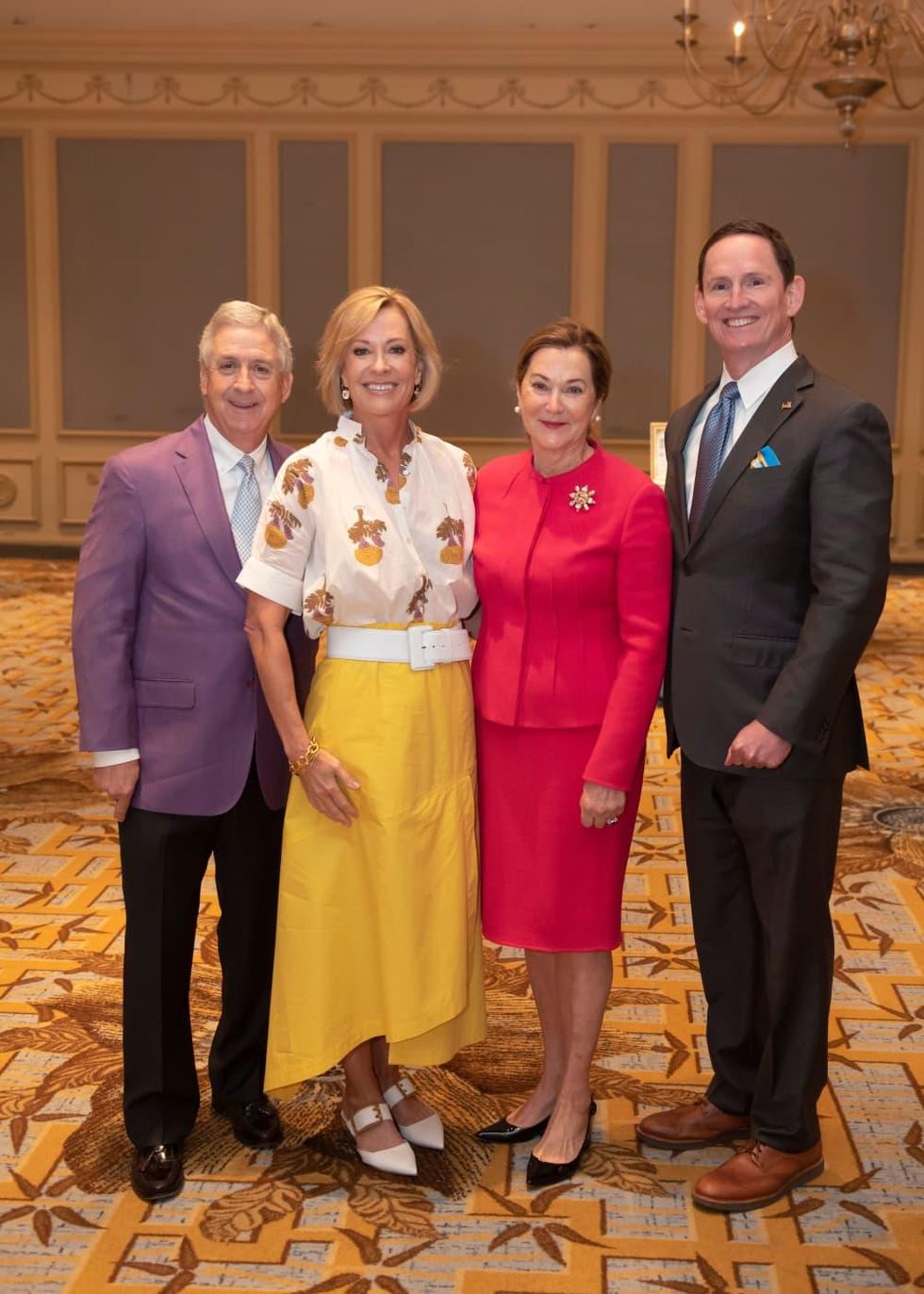 Fin and Beth Ewing, Nancy Best, Honorable Judge Clay Jenkins