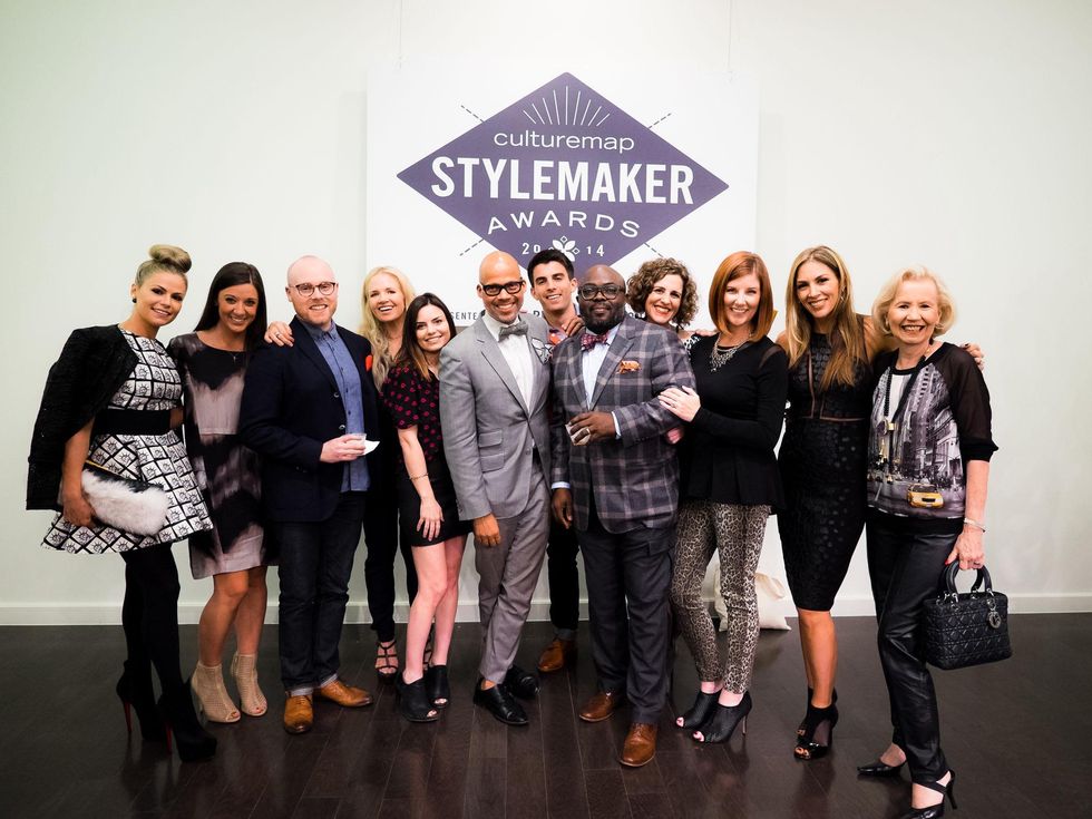 Finalists and judges at 2014 CultureMap Stylemaker Awards