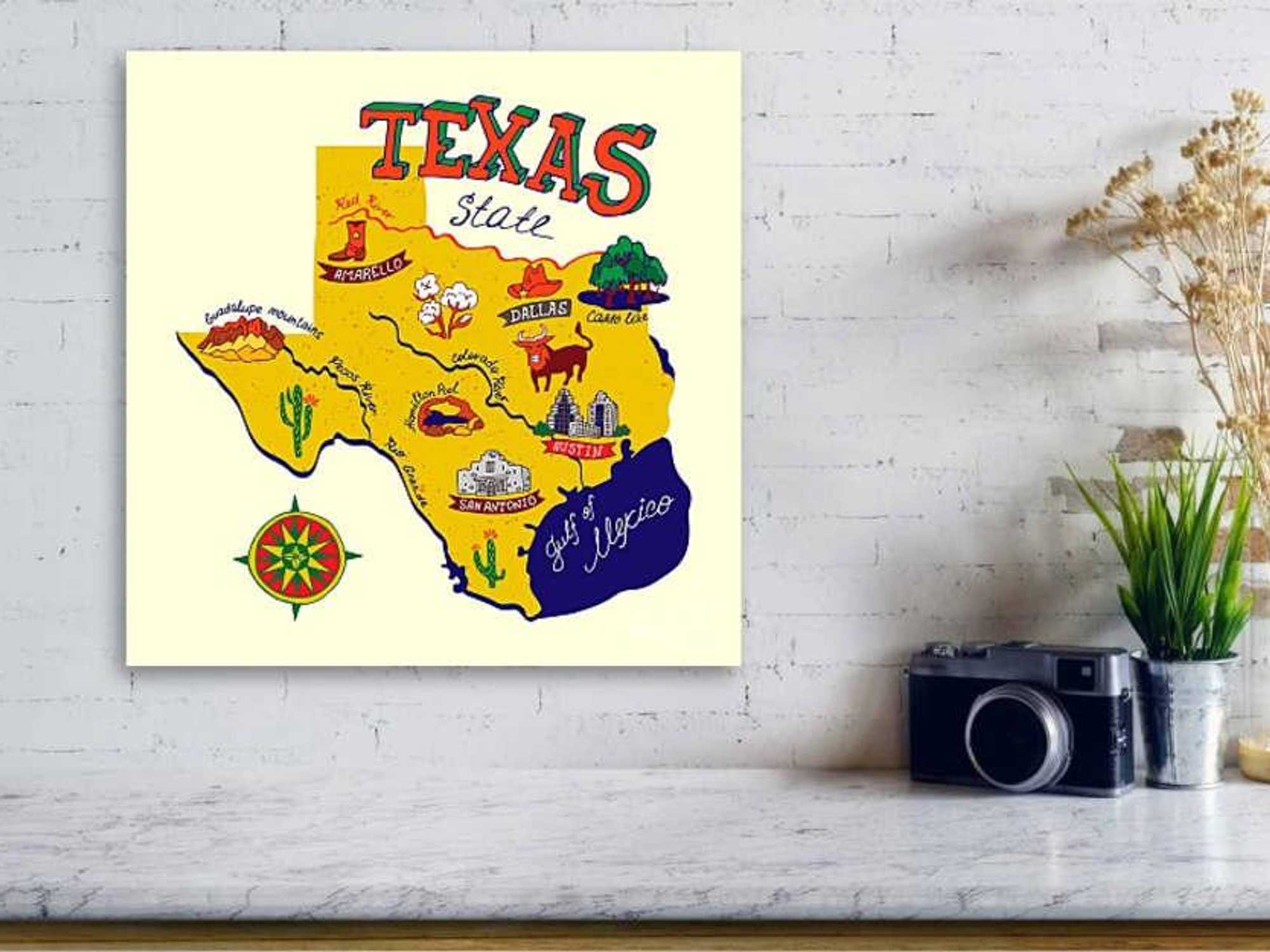 Fine Art America Texas print