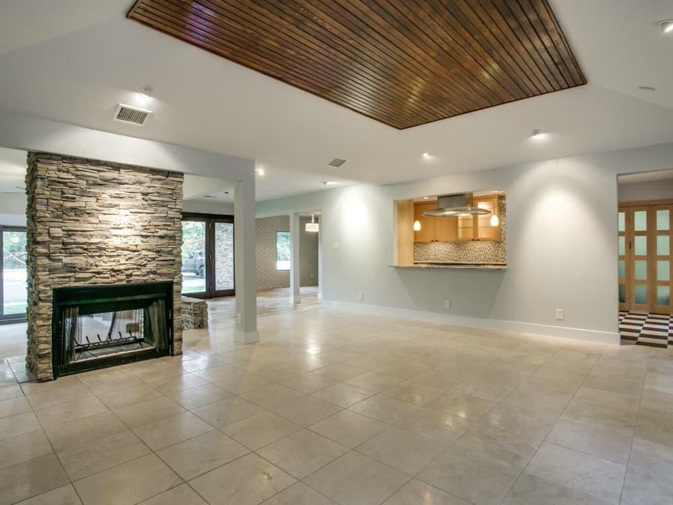 Fireplace at 3820 Shorecrest Dr. in Dallas