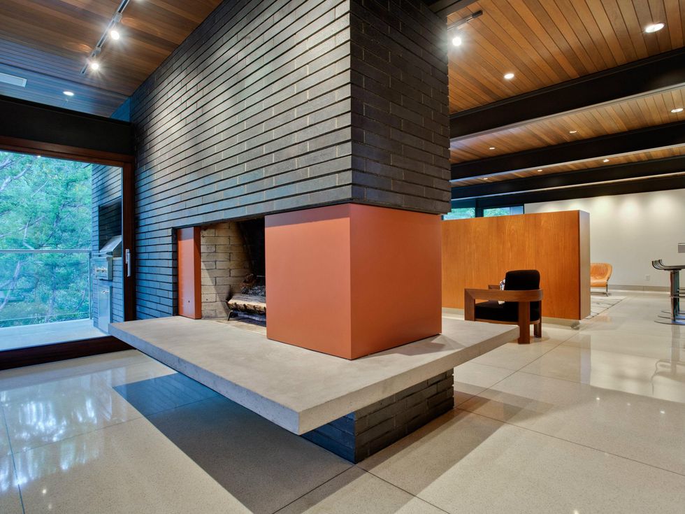 Fireplace at 4755 Chapel Hill Rd. in Dallas