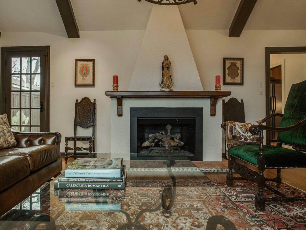 Fireplace at 5338 Ellsworth Ave in Dallas