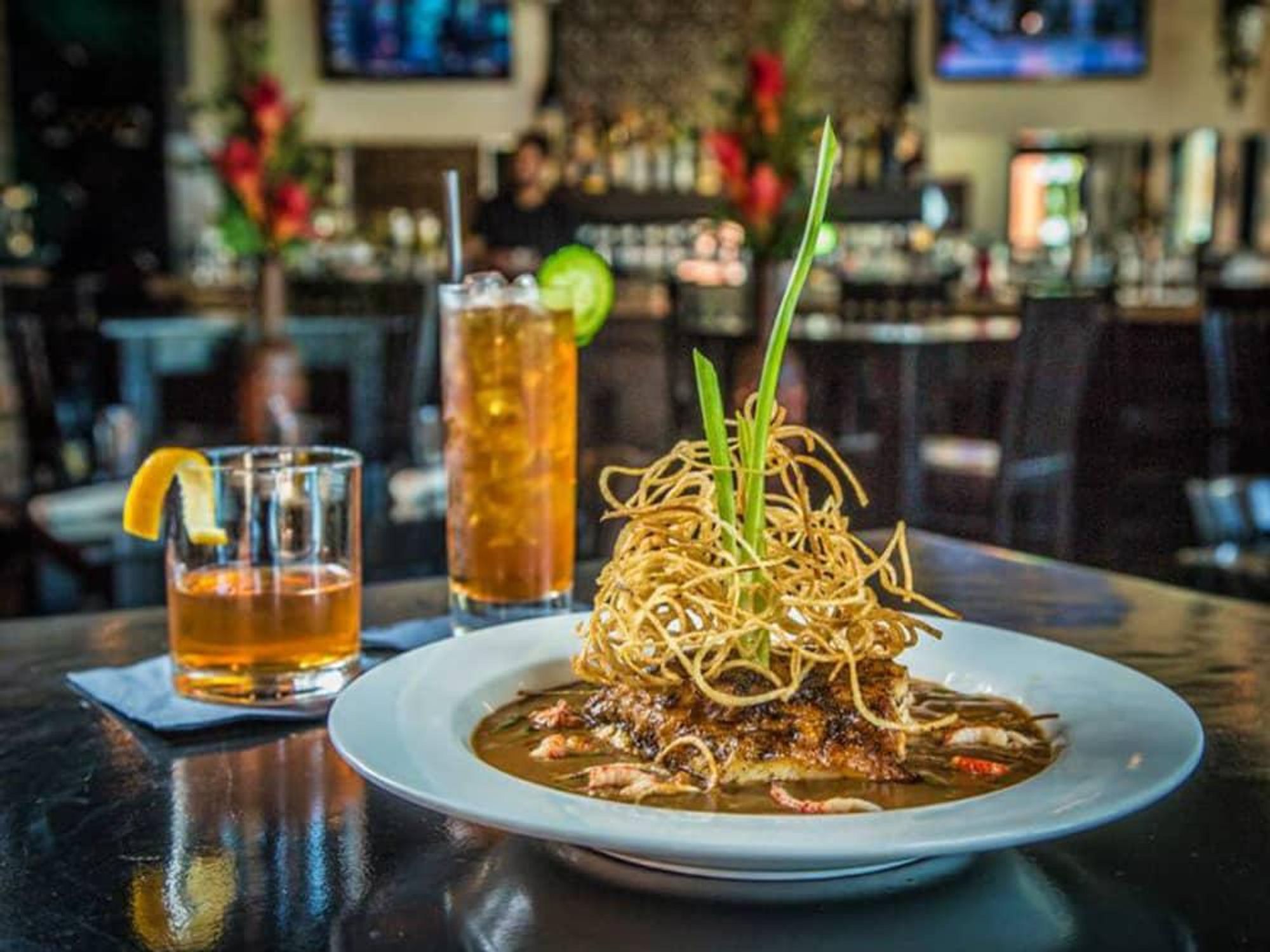 Fish dish at NOLA Grill