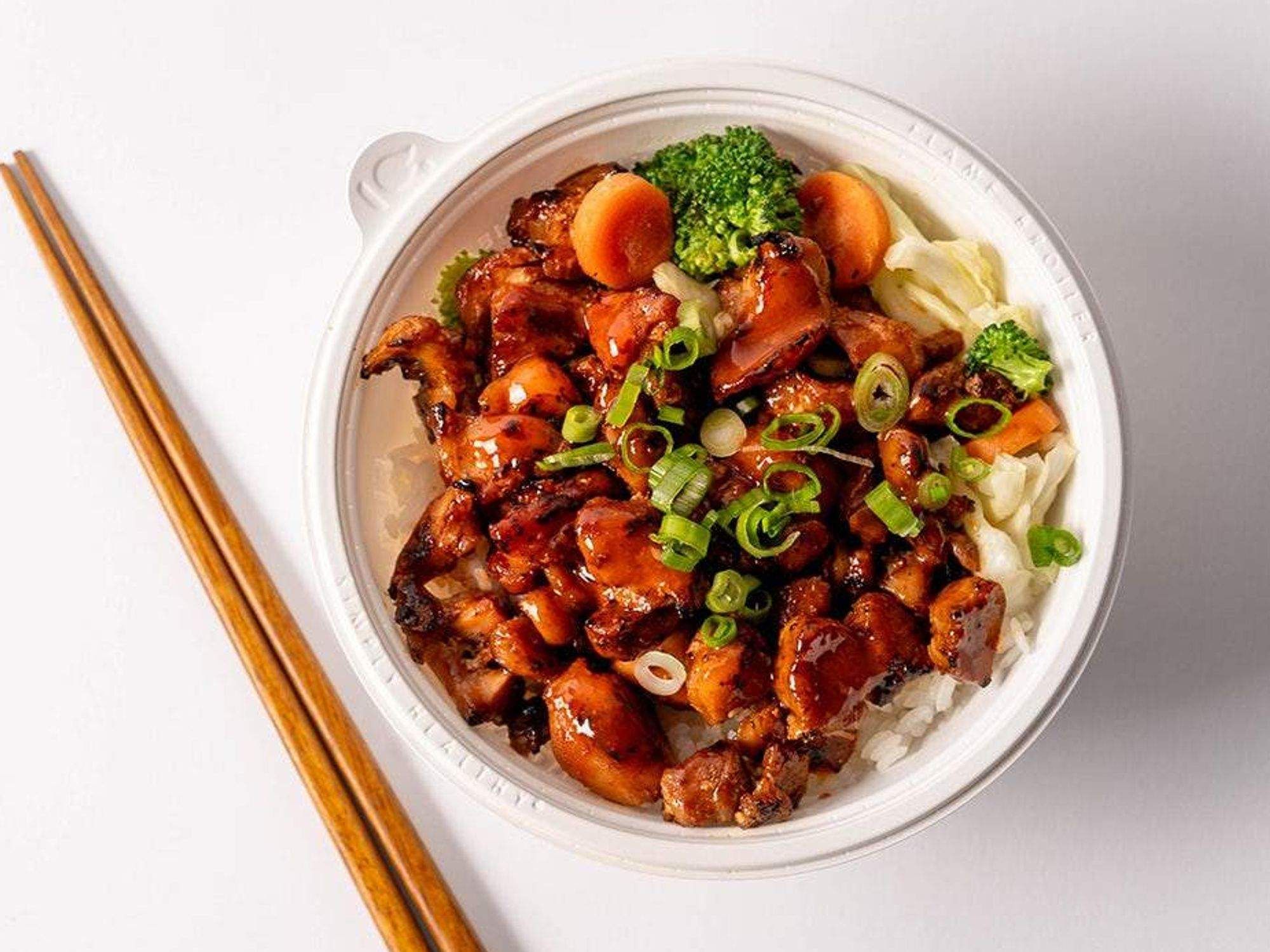 Flame Broiler Korean chicken bowl