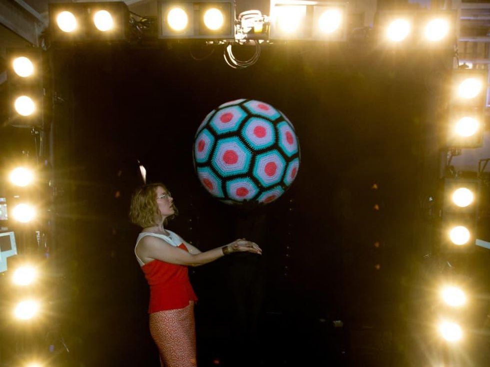 Floating object photo booth at Eye Ball 2016