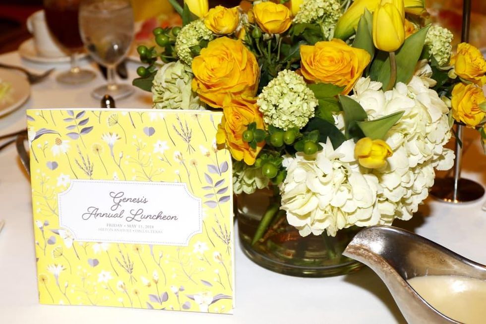 Floral centerpieces from The Garden Gate