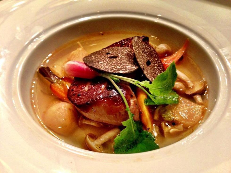 Foie gras at Spoon restaurant in Dallas