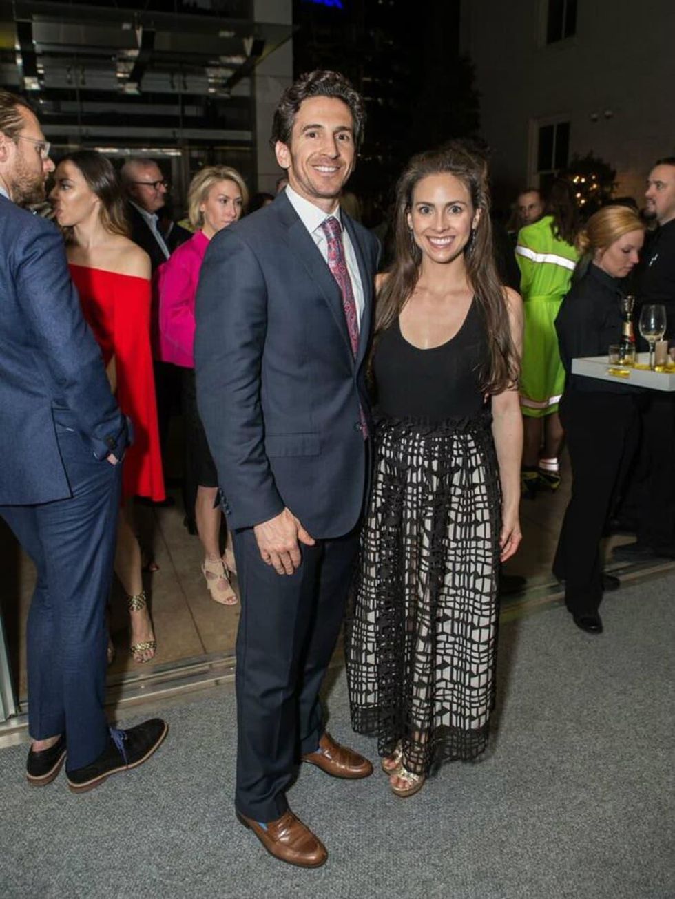 Folly at the Art Ball Co-chairs Michael and Rachel Osburn