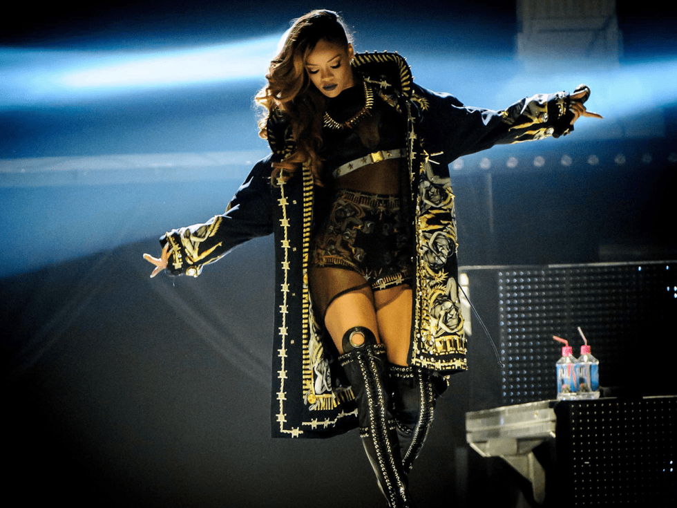 Elle's Fashion Boudoir : Rihanna in Givenchy