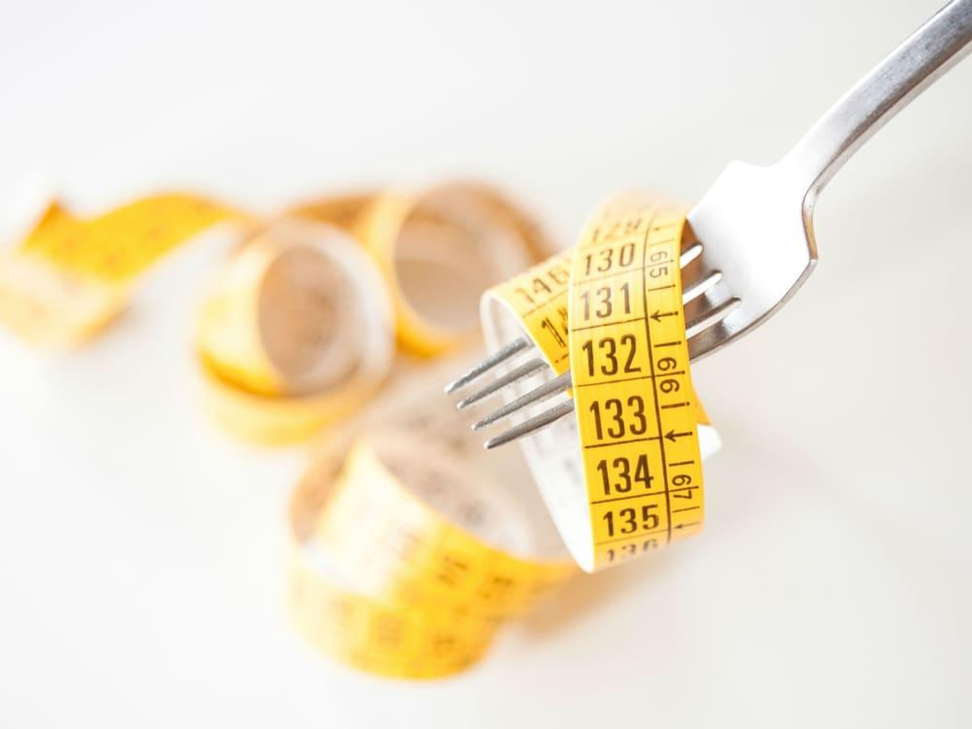 Fork and tape measurer