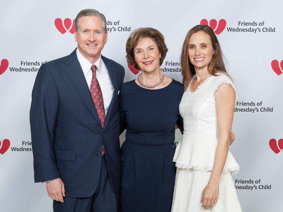 Former First Lady Laura Bush, Amanda and G. Brint Ryan, FWC Luncheon