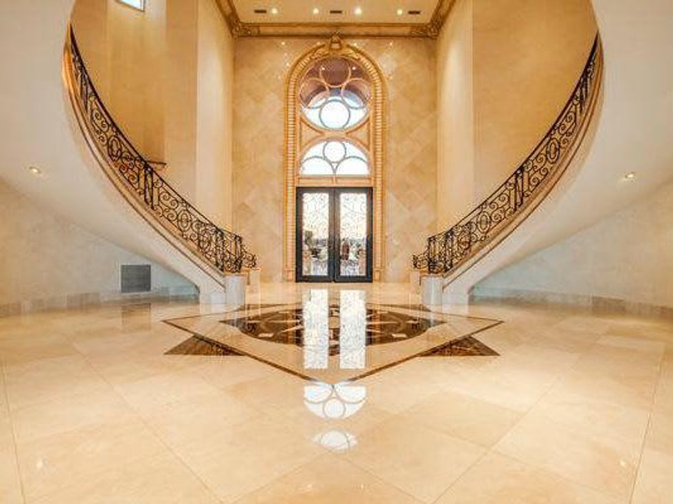 Foyer at Deion Sanders home in Prosper
