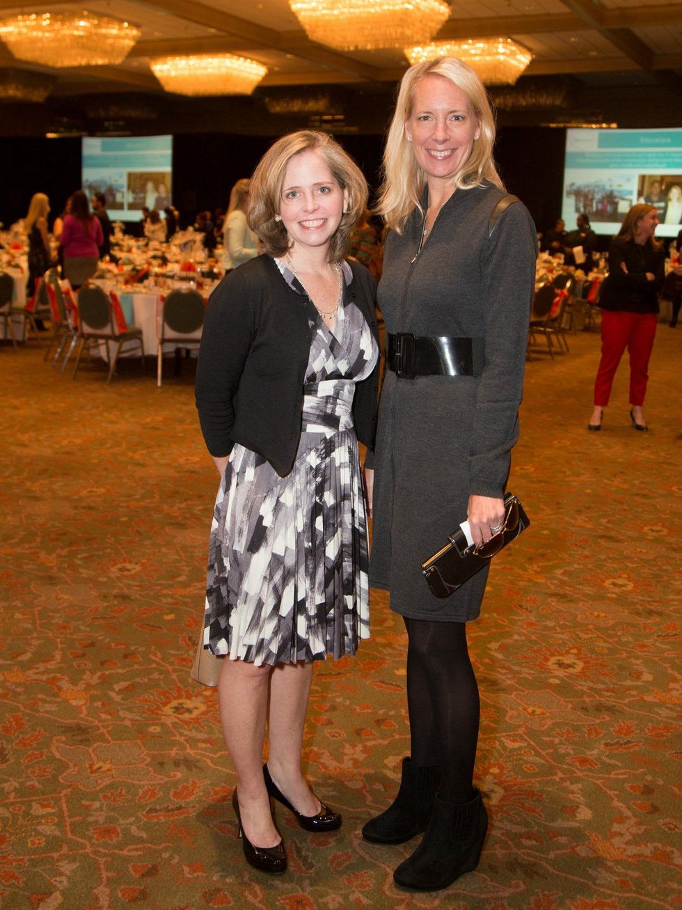 Francie Mancillas and Kelley Schadt , milestones luncheon