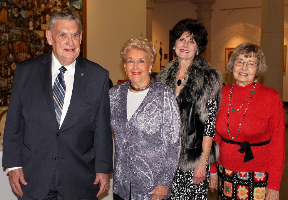 Frank L. Meier, Helen S. Towne , Susan Rogers, Marianne Gwinn, MBA 8x8 party