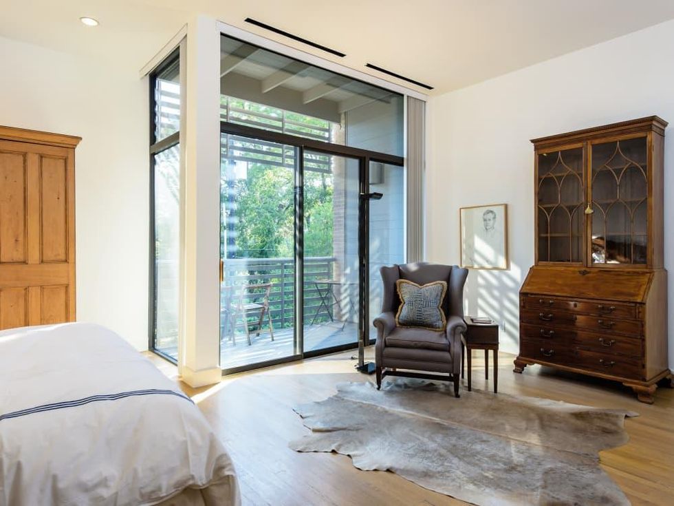 Frank Welch house, bedroom