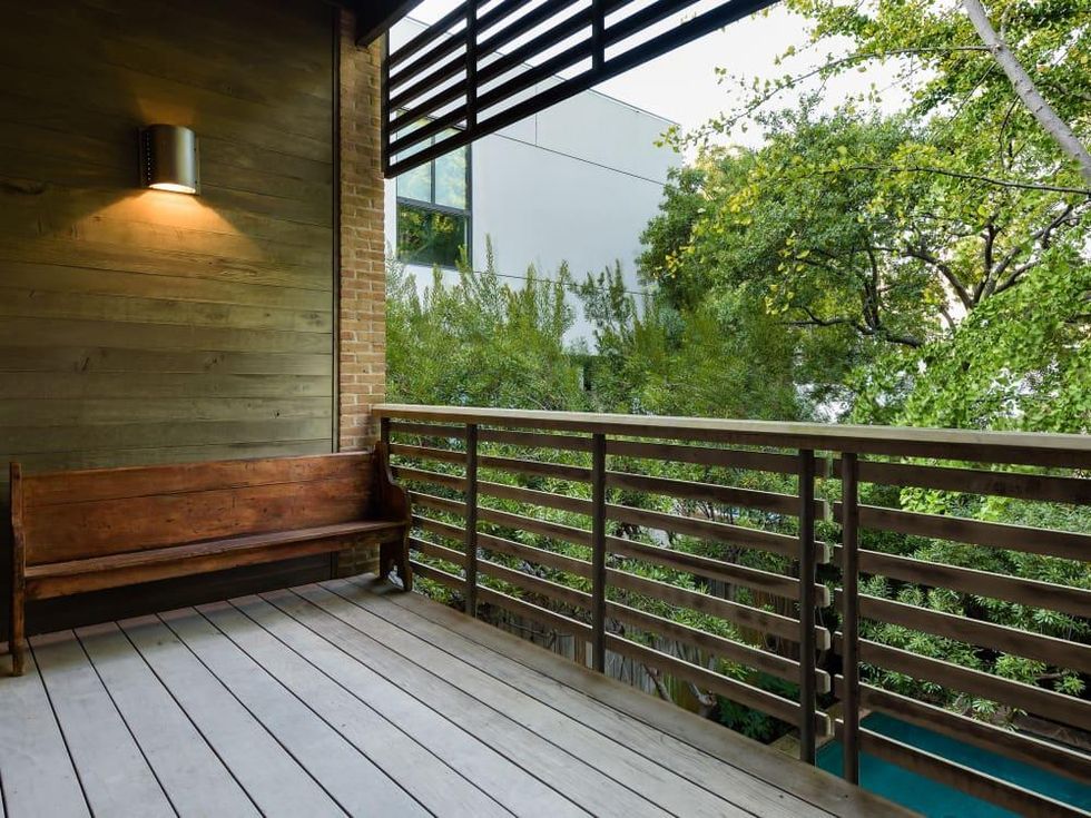 Frank Welch house, porch