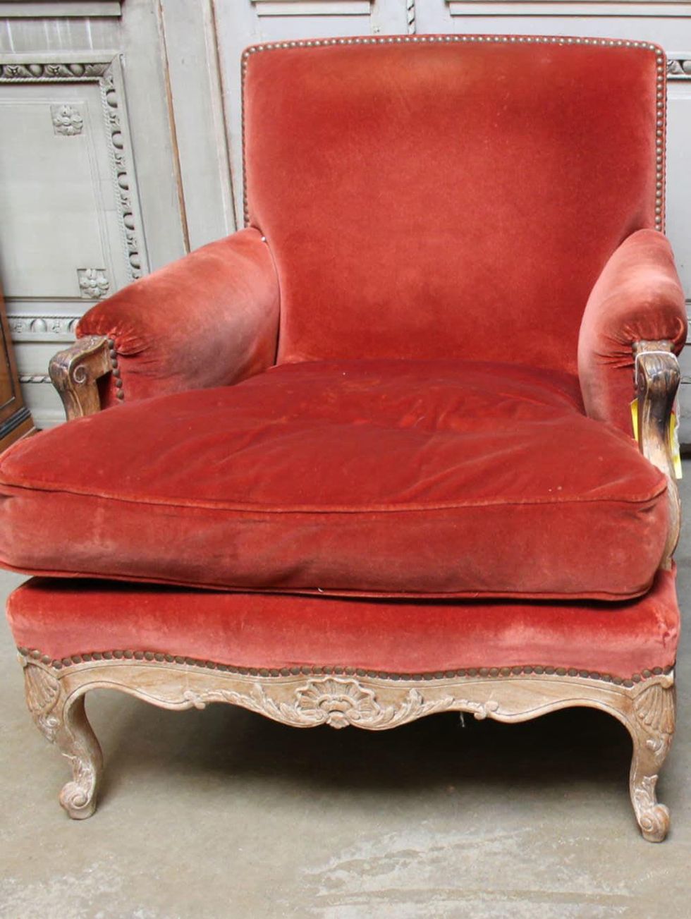 French Regence Bergere chair