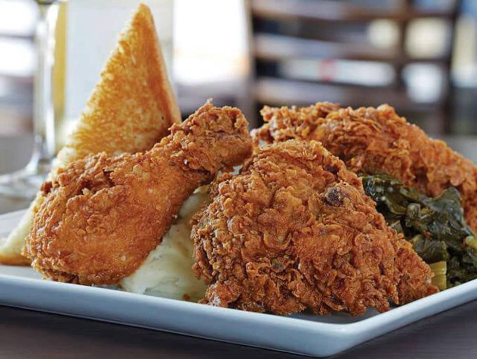 Fried chicken at Max's Wine Dive