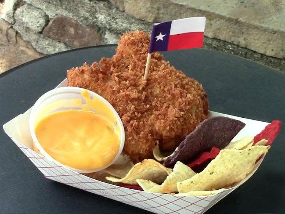 State Fair Of Texas 2013 Big Tex Fried Food Awards Exalts Nutella And Fried Meatloaf