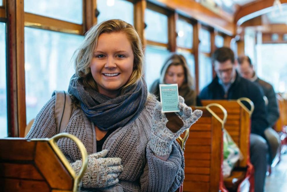 Frost pop-up on McKinney Avenue Trolley