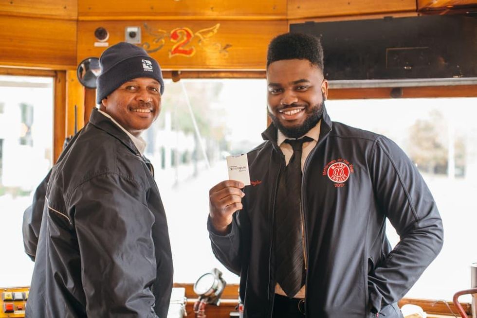 Frost pop-up on McKinney Avenue Trolley