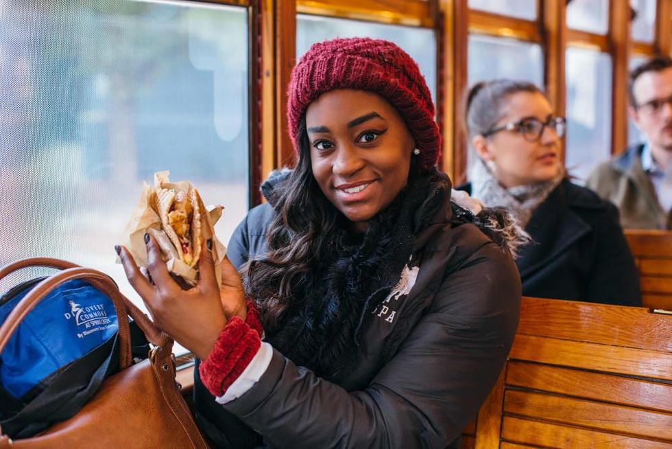 Frost pop-up on McKinney Avenue Trolley