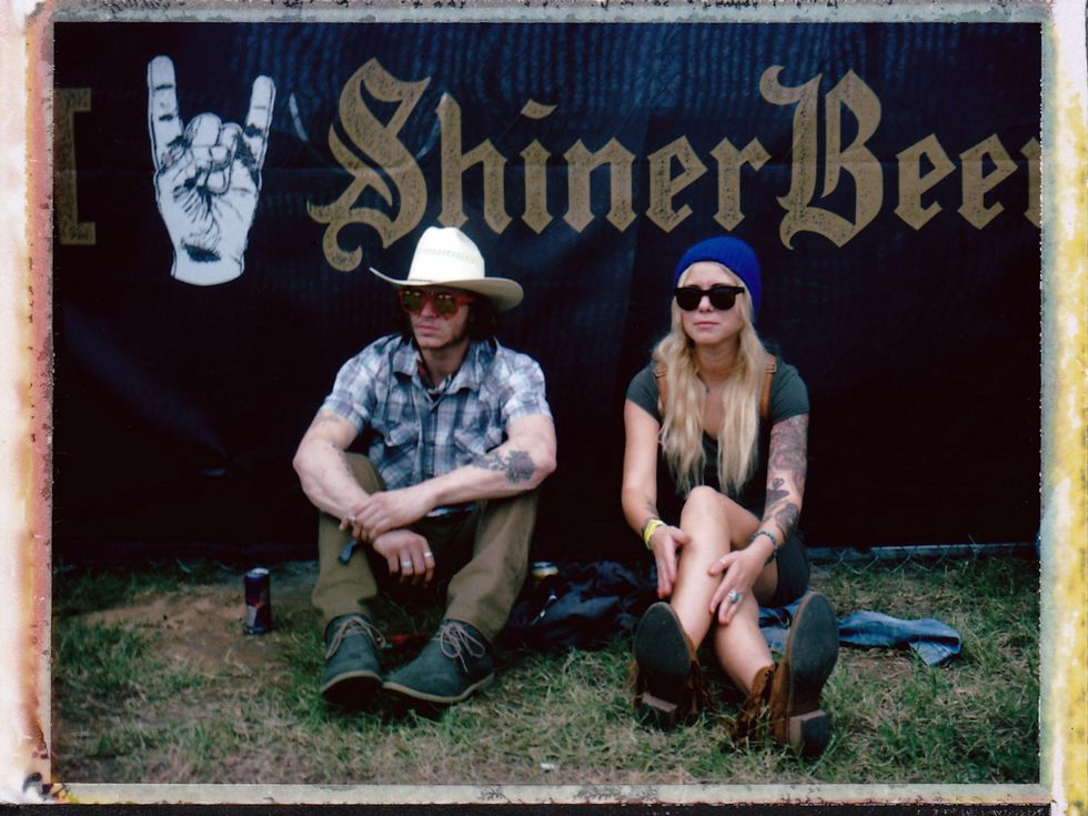 Fun Fun Fest Polaroid Experience 2013 in Austin Couple