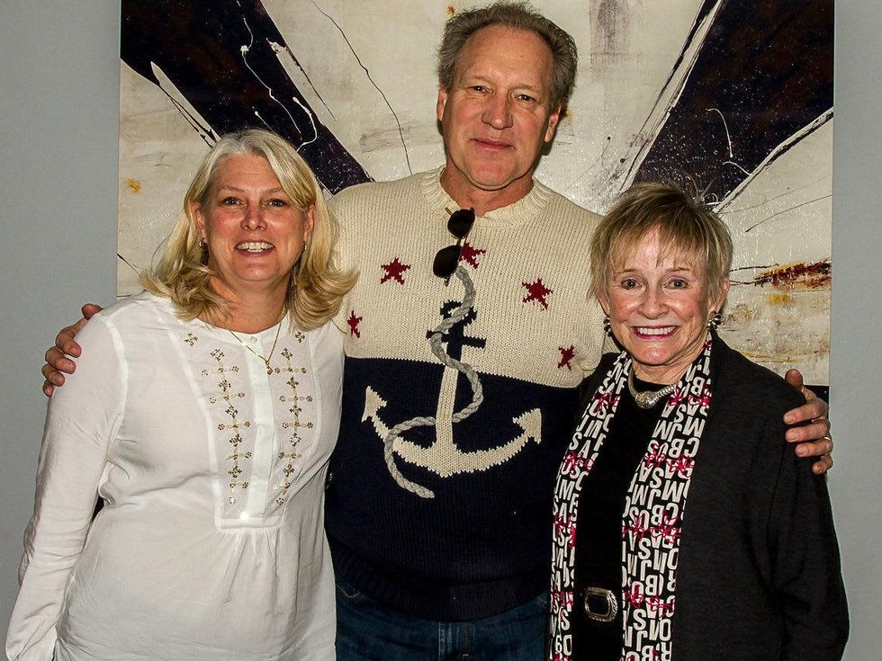 Gail and Brian Modic and Molly Hamilton, challenger of dallas sponsor and players party