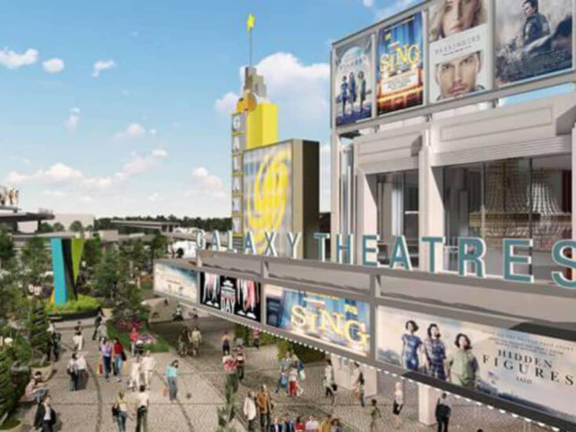 Galaxy Theatre, rendering