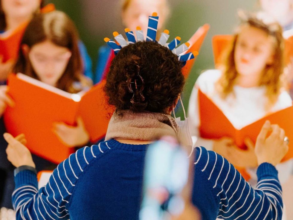 Galleria Dallas menorah festival