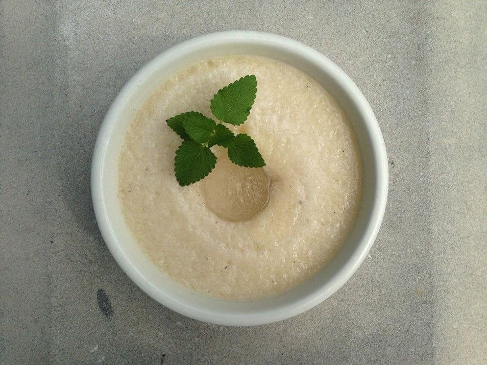 Garden Cafe, melon soup