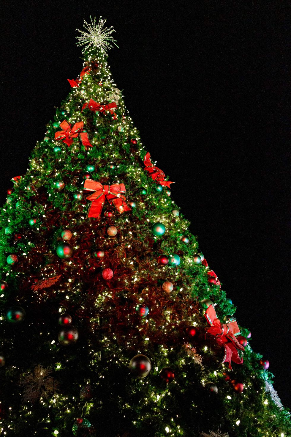 Garland Christmas tree