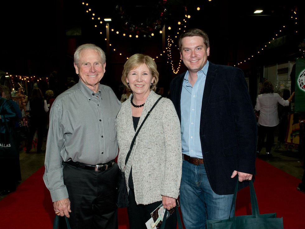 Gary and Ellen Cozart and John Arnold , chi o christmas market