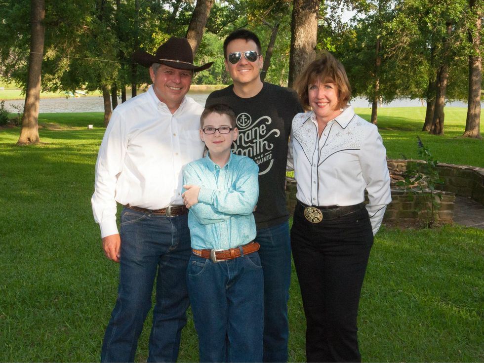 Gary Hale, Spencer, Roger Creager, Sherri Hale