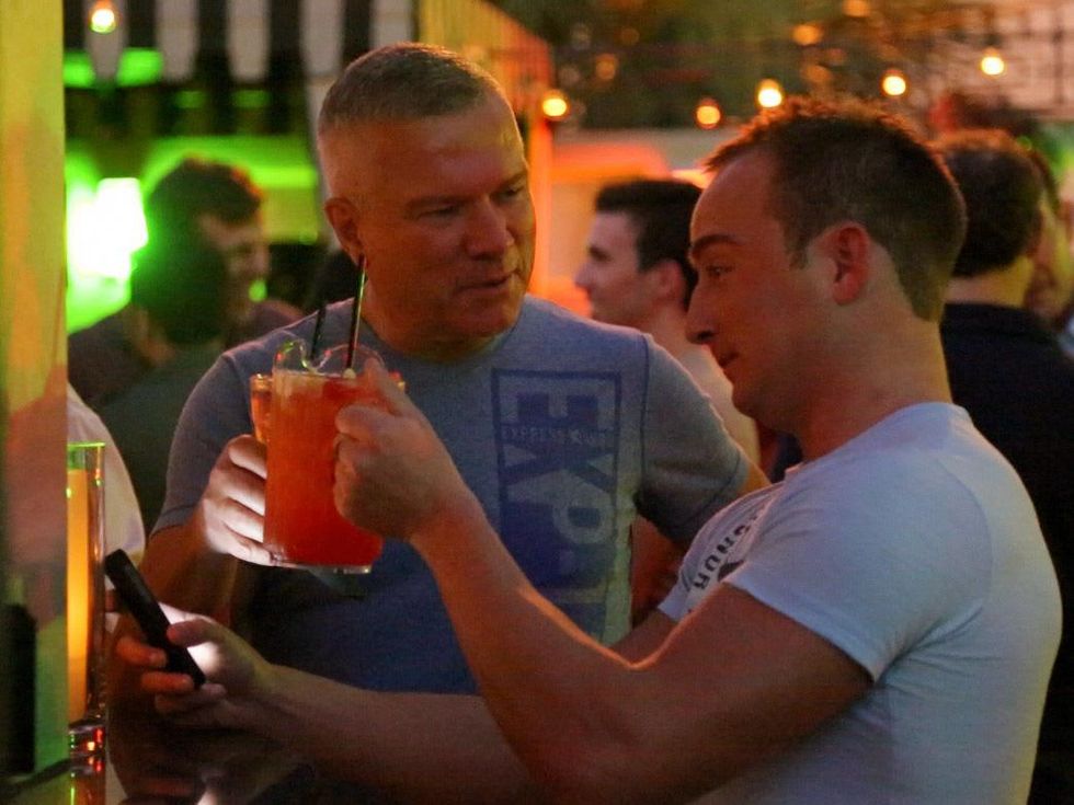 gay dating video, December 2012, F Bar