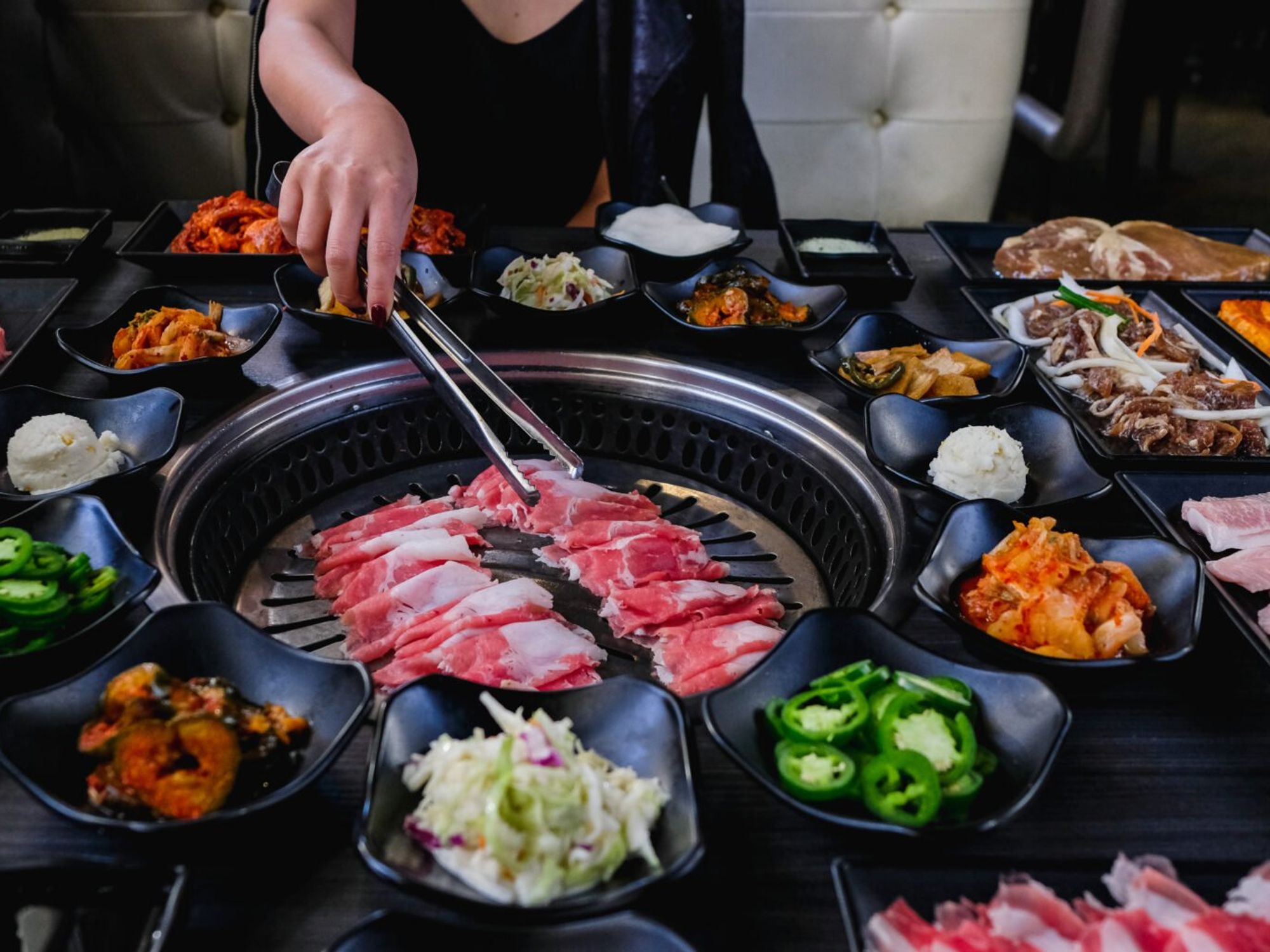 I'm gonna try this.  Food, Korean food, Barbeque restaurants