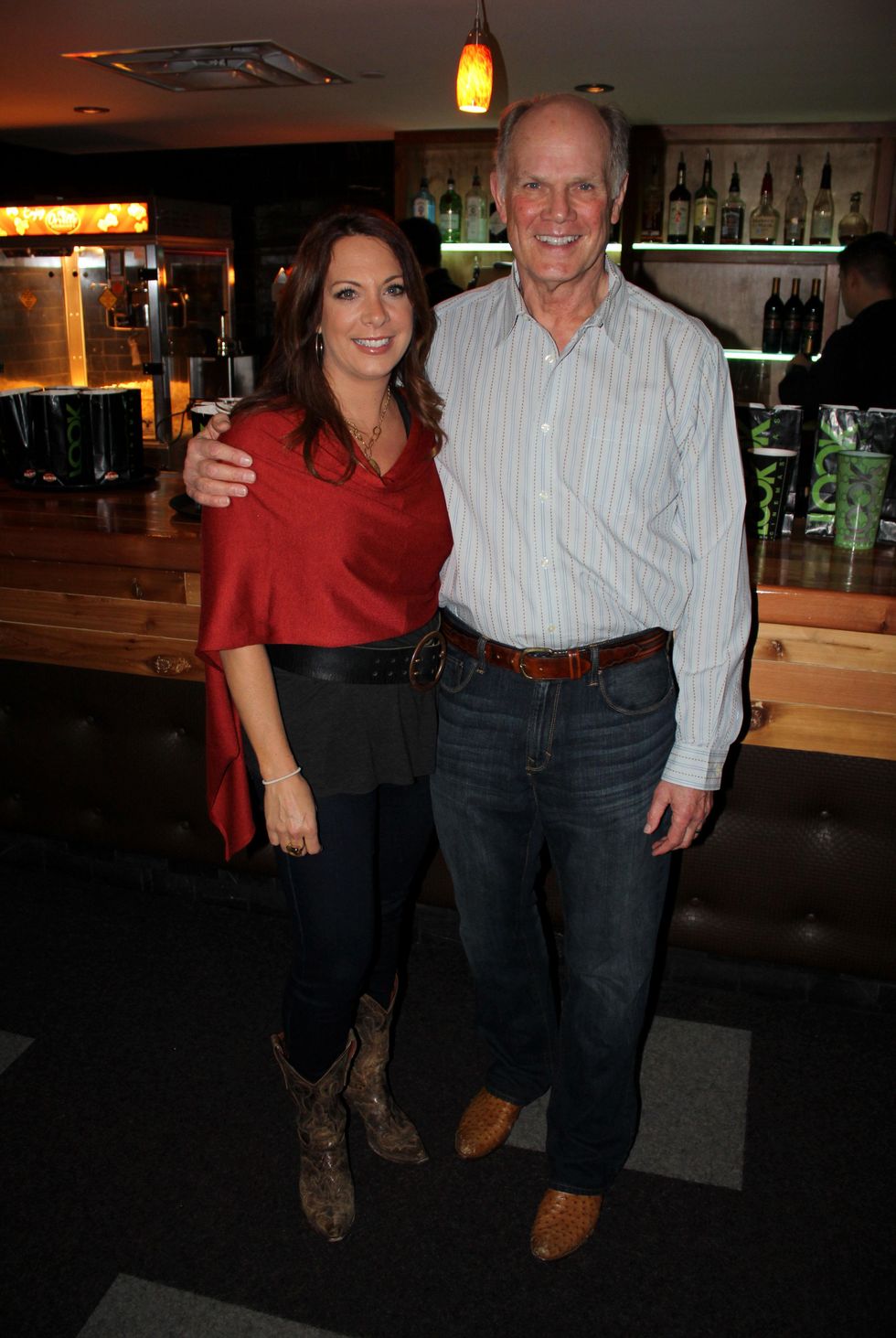 Gena Landry, Tom Landry Jr, john wayne film festival kickoff