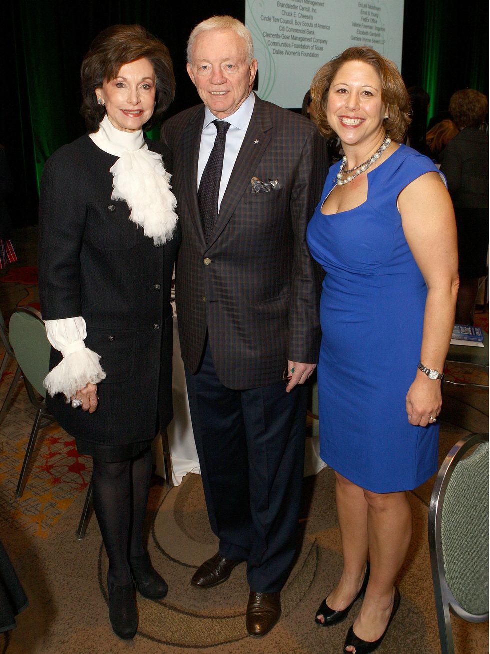 Gene Jones, Jerry Jones, Jennifer Bartkowski, Girl Scout Luncheon