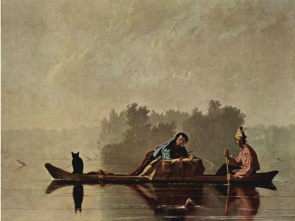 George Caleb Bingham's Fur Traders Descending the Missouri
