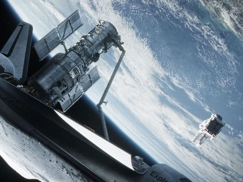 George Clooney in Gravity