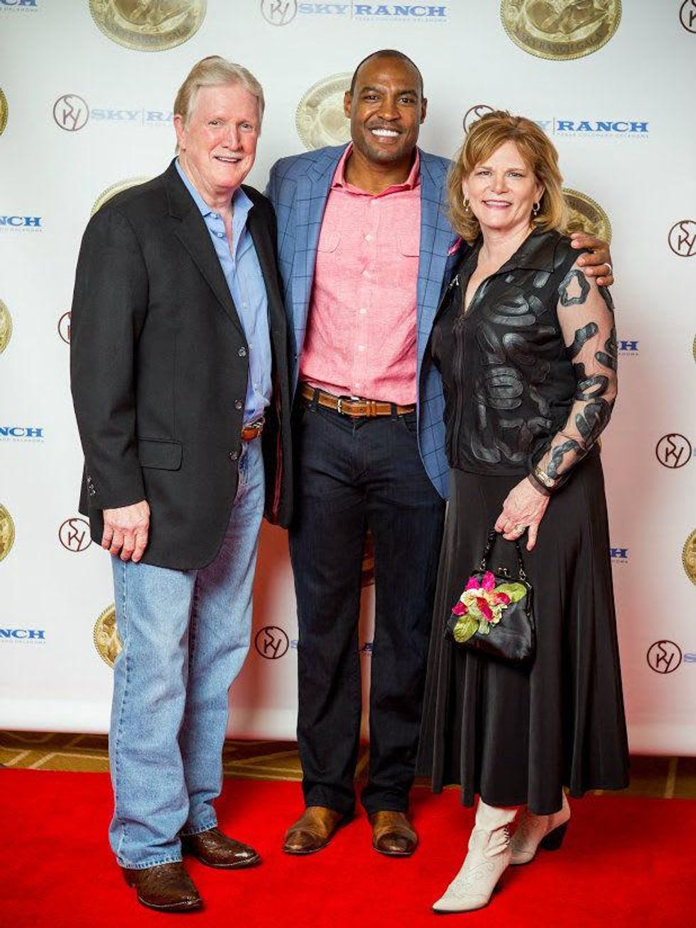 George Nordgren, Darren Woodson, Cinda Nordgren