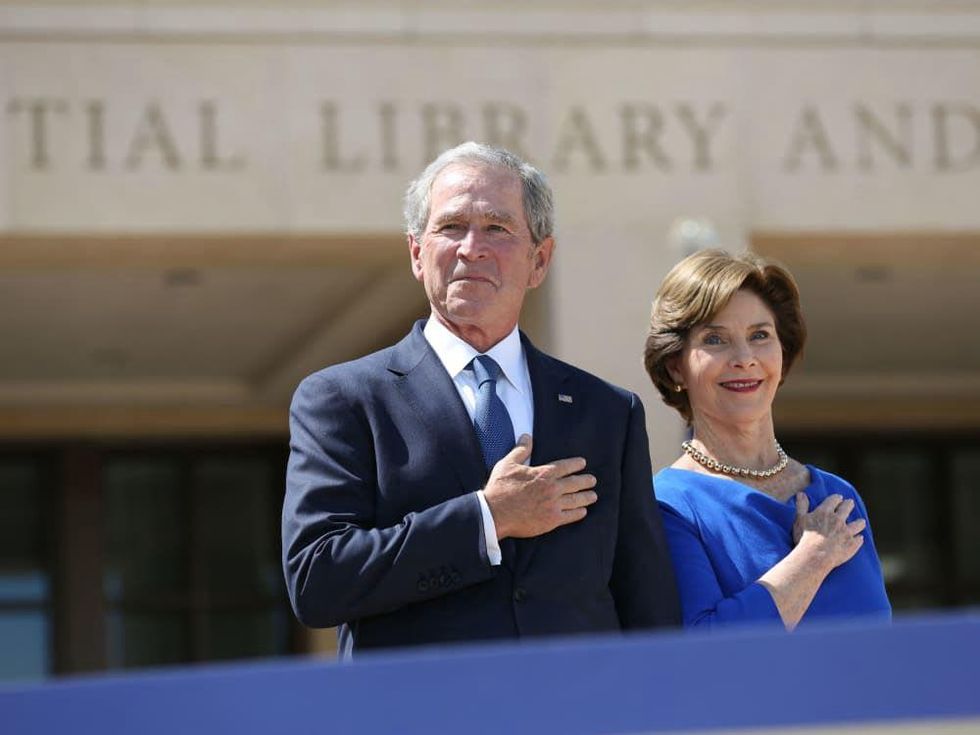 George W. Bush and Laura Bush