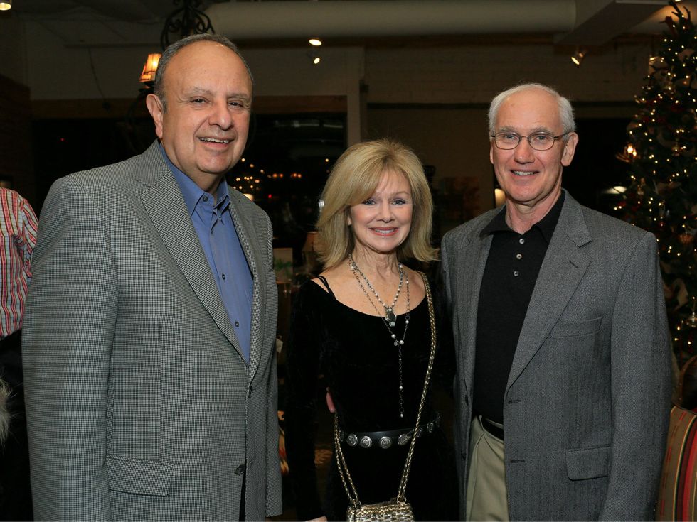 geroge michael, carolyn own, ralph own, anteks christmas party