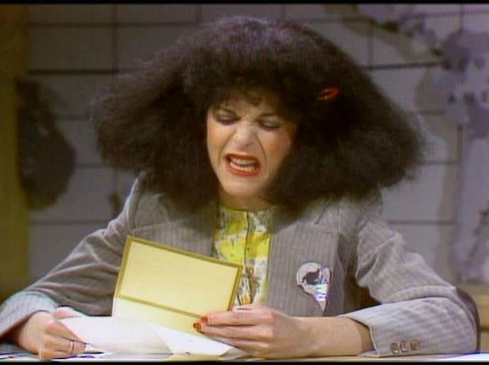 Gilda Radner as Roseanne Rosannadanna