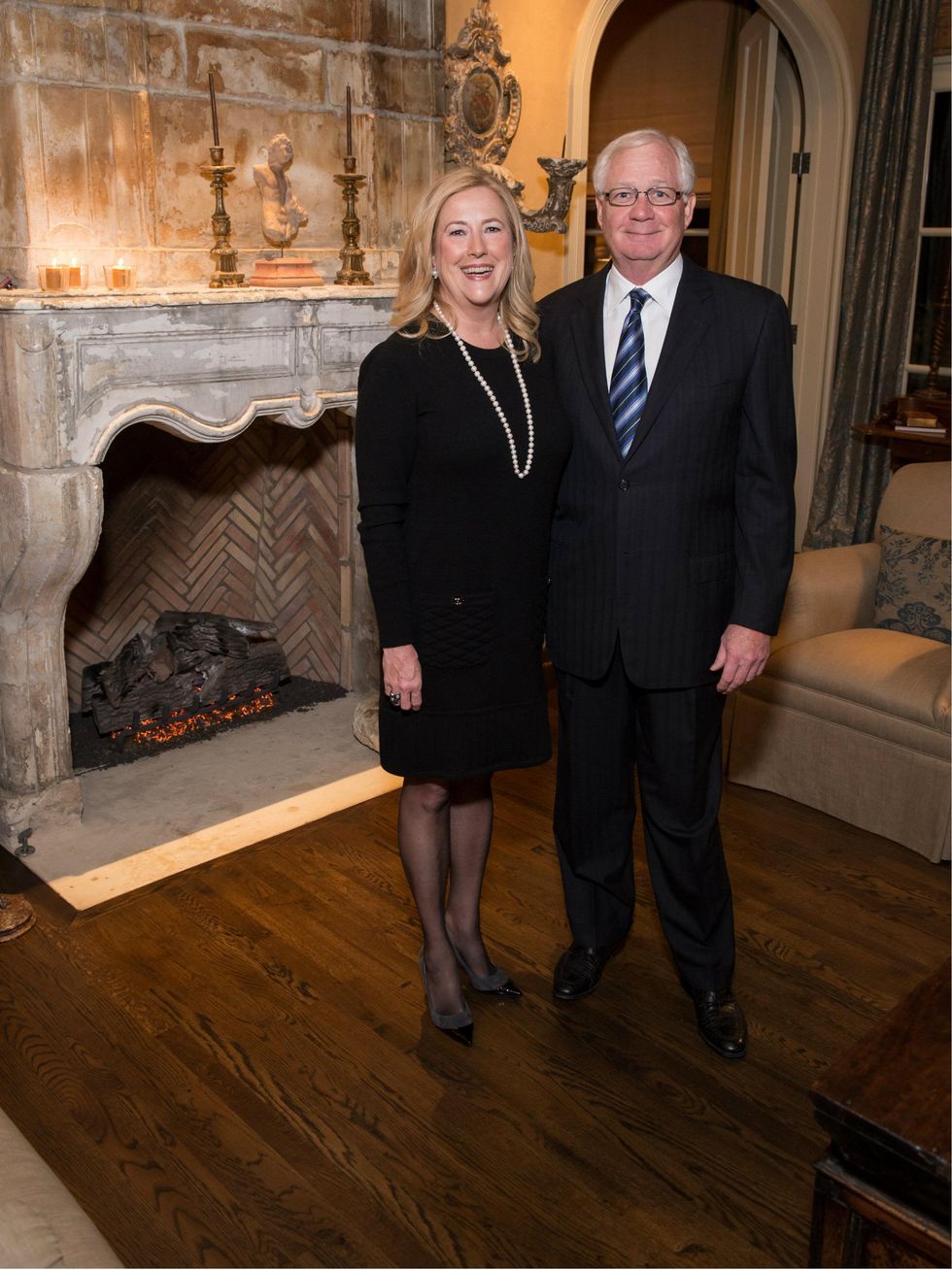 Gina Betts, Art Ball 2014 Chairman, Art Ball Announcement Party host Bob Nickell