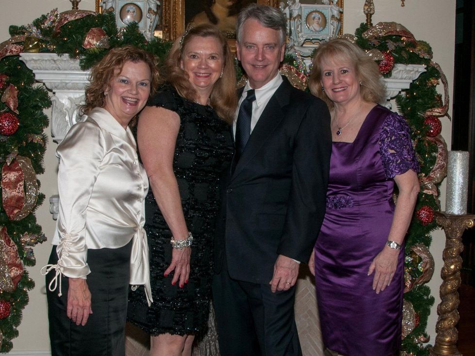 Ginger Sager, Drs. Linda Burk and John Gilmore, Dixey Arterburn, deb parties january