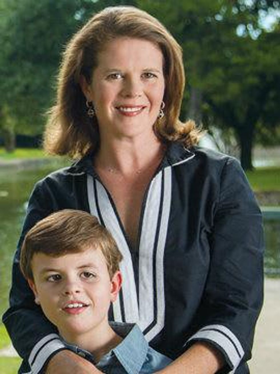 Gini Florer and her son John Lawson
