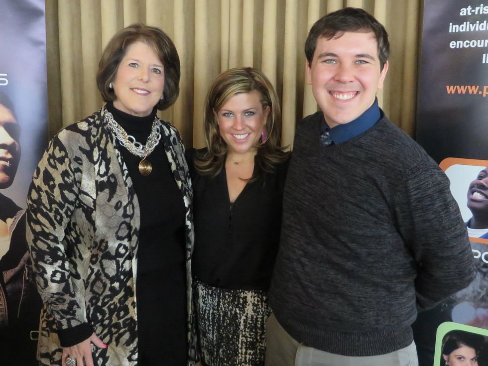 Ginny Martin, Zach Bartush, Promise House Donor Luncheon