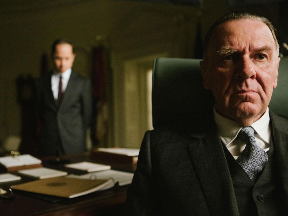 Giovanni Ribisi and Tom Wilkinson in Selma