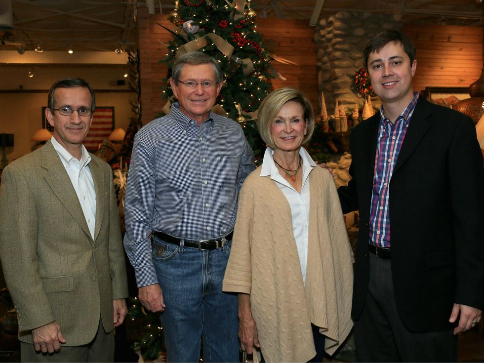 glen boudreuz, frank sloan, shirley sloan, andrew ball, anteks christmas party
